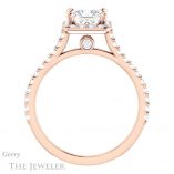 Princess Cut Forever One Moissanite Engagement Ring #GTJ1153-square-fo-r
