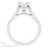 Princess Cut Forever One Moissanite Engagement Ring #GTJ1153-square-fo-w 2 Princess Cut Forever One Moissanite Engagement Ring #GTJ1153-square-fo-w