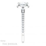 Princess Cut Forever One Moissanite Engagement Ring #GTJ1153-square-fo-w 3 Princess Cut Forever One Moissanite Engagement Ring #GTJ1153-square-fo-w