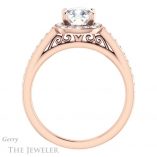 Cushion Cut Forever One Moissanite Engagement Ring #GTJ1154-cushion-fo-r
