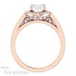 Oval Shaped Forever One Moissanite Engagement Ring #GTJ1154-oval-fo-r 2 Oval Shaped Forever One Moissanite Engagement Ring #GTJ1154-oval-fo-r