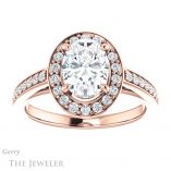 Oval Shaped Forever One Moissanite Engagement Ring #GTJ1154-oval-fo-r 1 Oval Shaped Forever One Moissanite Engagement Ring #GTJ1154-oval-fo-r