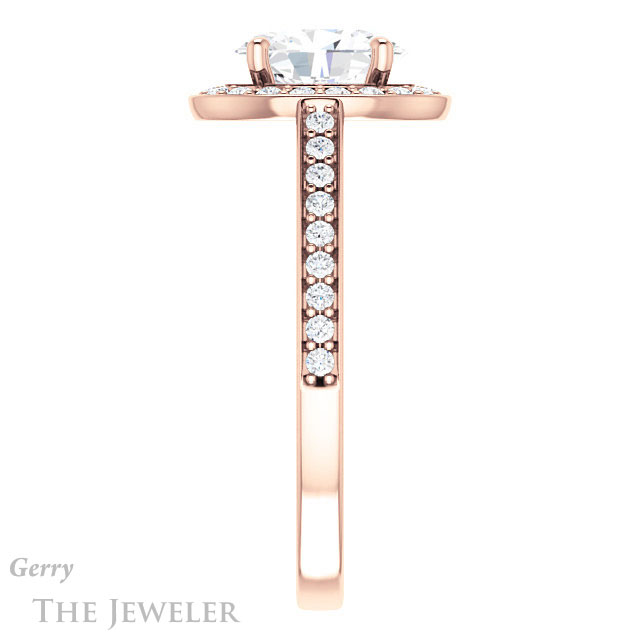 Oval Shaped Forever One Moissanite Engagement Ring #GTJ1154-oval-fo-r 3 Oval Shaped Forever One Moissanite Engagement Ring #GTJ1154-oval-fo-r