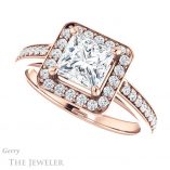 Princess Cut Forever One Moissanite Engagement Ring #GTJ1154-square-fo-r 5 Princess Cut Forever One Moissanite Engagement Ring #GTJ1154-square-fo-r