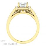 Princess Cut Forever One Moissanite Engagement Ring #GTJ1154-square-fo-y 2 Princess Cut Forever One Moissanite Engagement Ring #GTJ1154-square-fo-y
