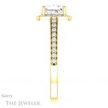 Princess Cut Forever One Moissanite Engagement Ring #GTJ1154-square-fo-y 3 Princess Cut Forever One Moissanite Engagement Ring #GTJ1154-square-fo-y