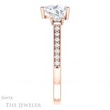 Heart Shaped Forever Brilliant Moissanite Engagement Ring #GTJ1155-heart-fb-r