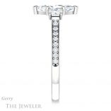 Marquise Cut Forever One Moissanite Engagement Ring #GTJ1155-marquise-fb-w 3 Marquise Cut Forever Brilliant Moissanite Engagement Ring #GTJ1155-marquise-fb-w