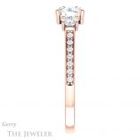 Round Cut Forever One Moissanite Engagement Ring #GTJ1155-round-fo-r 3 Round Cut Forever One Moissanite Engagement Ring #GTJ1155-round-fo-r