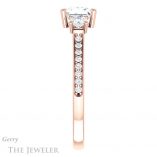Princess Cut Forever One Moissanite Engagement Ring #GTJ1155-square-fo-r