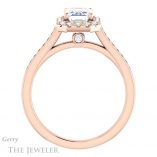 Emerald Cut Forever One Moissanite Engagement Ring #GTJ1157-emerald-fb-r 2 Emerald Cut Forever Brilliant Moissanite Engagement Ring #GTJ1157-emerald-fb-r