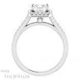 Princess Cut Forever One Moissanite Engagement Ring #GTJ1157-square-fo-w 2 Princess Cut Forever One Moissanite Engagement Ring #GTJ1157-square-fo-w