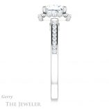 Princess Cut Forever One Moissanite Engagement Ring #GTJ1157-square-fo-w 3 Princess Cut Forever One Moissanite Engagement Ring #GTJ1157-square-fo-w
