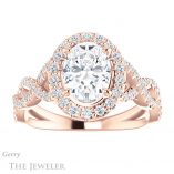 Oval Shaped Forever One Moissanite Engagement Ring #GTJ1159-oval-fo-r 1 Oval Shaped Forever One Moissanite Engagement Ring #GTJ1159-oval-fo-r