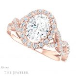 Oval Shaped Forever One Moissanite Engagement Ring #GTJ1159-oval-fo-r 5 Oval Shaped Forever One Moissanite Engagement Ring #GTJ1159-oval-fo-r