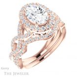 Oval Shaped Forever One Moissanite Engagement Ring #GTJ1159-oval-fo-r 6 Oval Shaped Forever One Moissanite Engagement Ring #GTJ1159-oval-fo-r