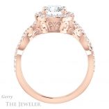 Round Cut Forever One Moissanite Engagement Ring #GTJ1159-round-fo-r 2 Round Cut Forever One Moissanite Engagement Ring #GTJ1159-round-fo-r