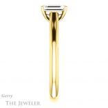 Emerald Cut Forever Brilliant Moissanite Engagement Ring #GTJ1160-emerald-fb-y