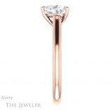 Heart Shaped Forever One Moissanite Engagement Ring #GTJ1160-heart-fb-r 3 Heart Shaped Forever Brilliant Moissanite Engagement Ring #GTJ1160-heart-fb-r