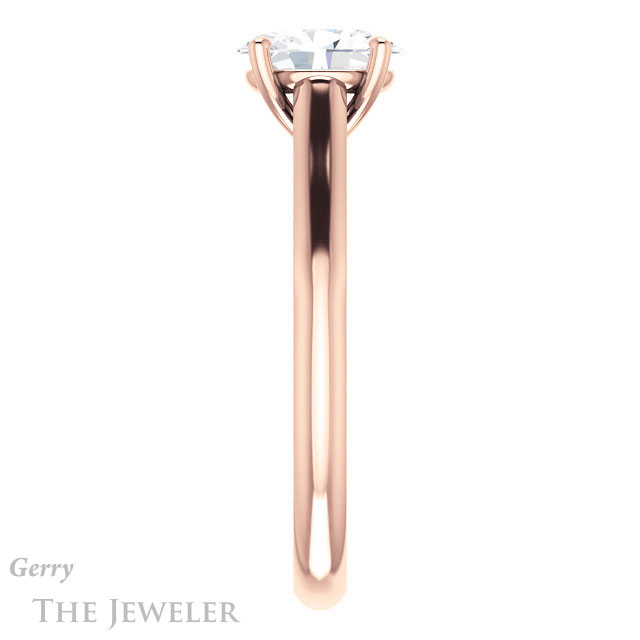 Oval Shaped Forever One Moissanite Engagement Ring #GTJ1160-oval-fo-r 3 Oval Shaped Forever One Moissanite Engagement Ring #GTJ1160-oval-fo-r