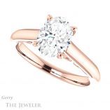 Oval Shaped Forever One Moissanite Engagement Ring #GTJ1160-oval-fo-r 5 Oval Shaped Forever One Moissanite Engagement Ring #GTJ1160-oval-fo-r