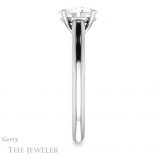 Oval Shaped Forever One Moissanite Engagement Ring #GTJ1160-oval-fo-w 3 Oval Shaped Forever One Moissanite Engagement Ring #GTJ1160-oval-fo-w
