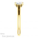 Oval Shaped Forever One Moissanite Engagement Ring #GTJ1160-oval-fo-y 3 Oval Shaped Forever One Moissanite Engagement Ring #GTJ1160-oval-fo-y