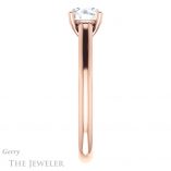 Round Cut Forever One Moissanite Engagement Ring #GTJ1160-round-fo-r 3 Round Cut Forever One Moissanite Engagement Ring #GTJ1160-round-fo-r