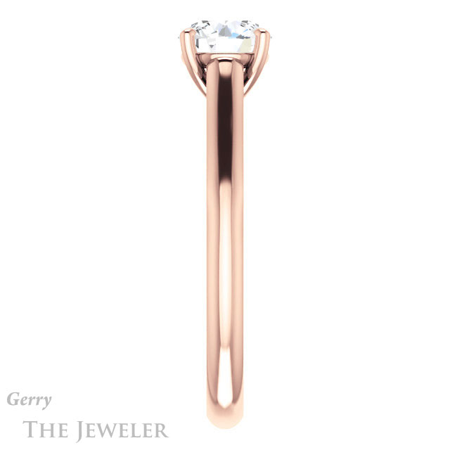 Round Cut Forever One Moissanite Engagement Ring #GTJ1160-round-fo-r 3 Round Cut Forever One Moissanite Engagement Ring #GTJ1160-round-fo-r