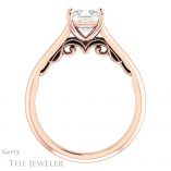 Princess Cut Forever One Moissanite Engagement Ring #GTJ1160-square-fo-r 2 Princess Cut Forever One Moissanite Engagement Ring #GTJ1160-square-fo-r