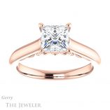 Princess Cut Forever One Moissanite Engagement Ring #GTJ1160-square-fo-r 1 Princess Cut Forever One Moissanite Engagement Ring #GTJ1160-square-fo-r