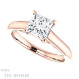 Princess Cut Forever One Moissanite Engagement Ring #GTJ1160-square-fo-r 5 Princess Cut Forever One Moissanite Engagement Ring #GTJ1160-square-fo-r