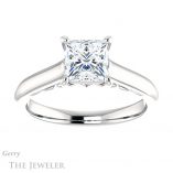Princess Cut Forever One Moissanite Engagement Ring #GTJ1160-square-fo-w