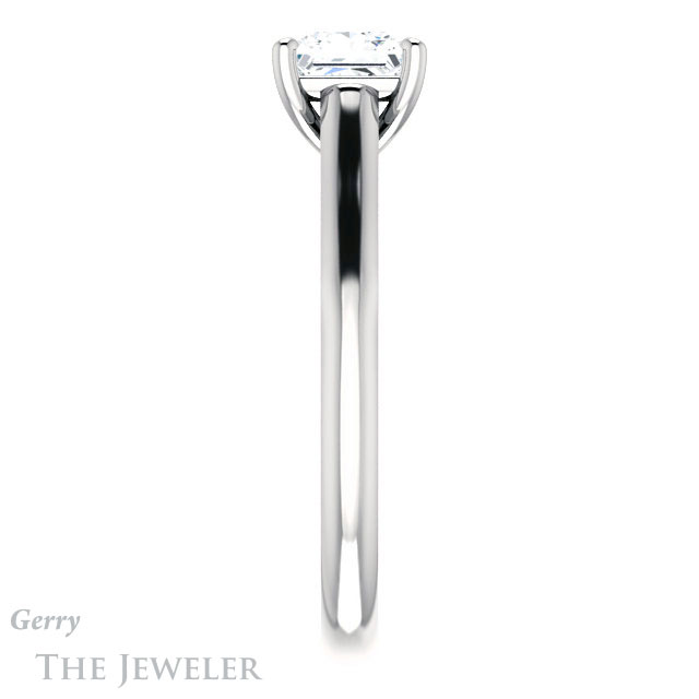 Princess Cut Forever One Moissanite Engagement Ring #GTJ1160-square-fo-w