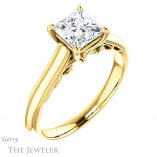 Princess Cut Forever One Moissanite Engagement Ring #GTJ1160-square-fo-y