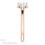 Oval Shaped Forever One Moissanite Engagement Ring #GTJ1161-oval-fo-r