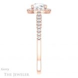 Cushion Cut Forever One Moissanite Engagement Ring #GTJ1162-cushion-fo-r