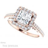 Princess Cut Forever One Moissanite Engagement Ring #GTJ1162-square-fo-r 5 Princess Cut Forever One Moissanite Engagement Ring #GTJ1162-square-fo-r