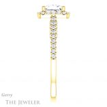 Princess Cut Forever One Moissanite Engagement Ring #GTJ1162-square-fo-y 3 Princess Cut Forever One Moissanite Engagement Ring #GTJ1162-square-fo-y