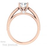 Cushion Cut Forever One Moissanite Engagement Ring #GTJ1163-cushion-fo-r 2 Cushion Cut Forever One Moissanite Engagement Ring #GTJ1163-cushion-fo-r