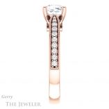 Cushion Cut Forever One Moissanite Engagement Ring #GTJ1163-cushion-fo-r 3 Cushion Cut Forever One Moissanite Engagement Ring #GTJ1163-cushion-fo-r