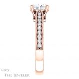 Oval Shaped Forever One Moissanite Engagement Ring #GTJ1163-oval-fo-r 3 Oval Shaped Forever One Moissanite Engagement Ring #GTJ1163-oval-fo-r