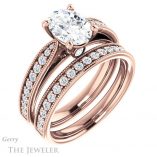 Oval Shaped Forever One Moissanite Engagement Ring #GTJ1163-oval-fo-r 6 Oval Shaped Forever One Moissanite Engagement Ring #GTJ1163-oval-fo-r