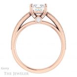 Princess Cut Forever One Moissanite Engagement Ring #GTJ1163-square-fo-r
