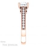 Princess Cut Forever One Moissanite Engagement Ring #GTJ1163-square-fo-r