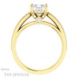 Princess Cut Forever One Moissanite Engagement Ring #GTJ1163-square-fo-y