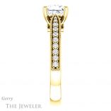 Princess Cut Forever One Moissanite Engagement Ring #GTJ1163-square-fo-y
