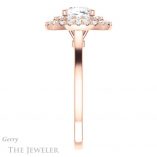 Cushion Cut Forever One Moissanite Engagement Ring #GTJ1164-cushion-fo-r
