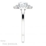 Cushion Cut Forever One Moissanite Engagement Ring #GTJ1164-cushion-fo-w
