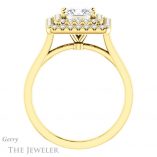 Princess Cut Forever One Moissanite Engagement Ring #GTJ1164-square-fo-y